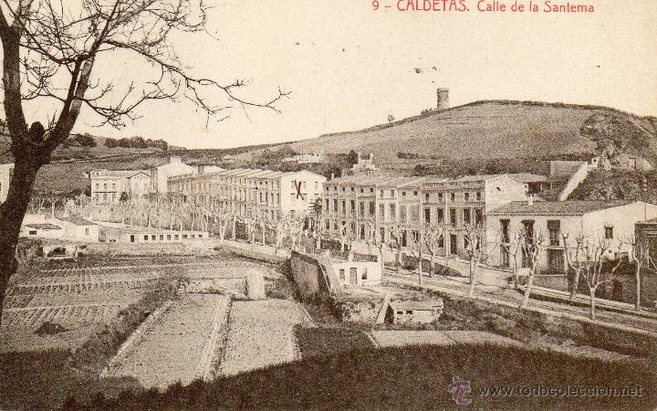 Postales: caldetas. 9 calle de la santema. thomas - Foto 1