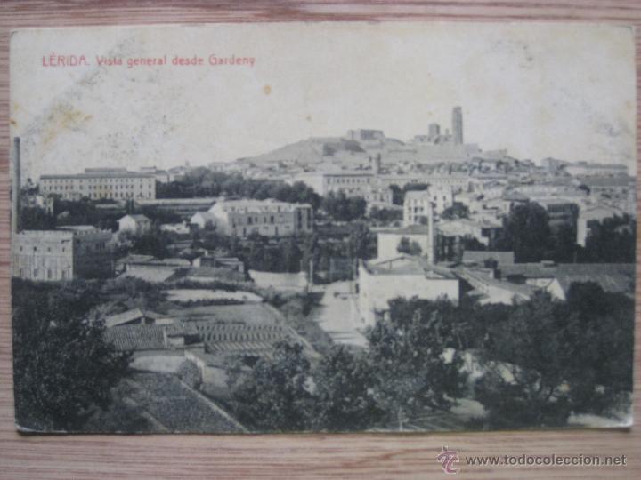 Postales: LERIDA - VISTA GENERAL DESDE GARDENY