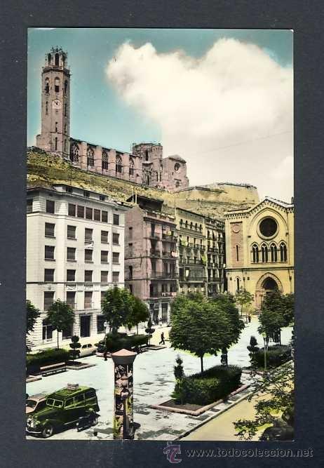 Postales: Postal de LLEIDA: Pla&ccedil;a d Espanya (IBCE num. 18) - Foto 1