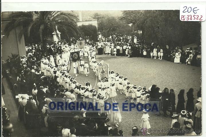Postcards: (PS-38522)POSTAL FOTOGRAFICA DE ???-PROCESION