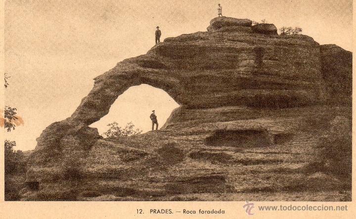 Postales: prades. 12 roca foradada. roisin - Foto 1