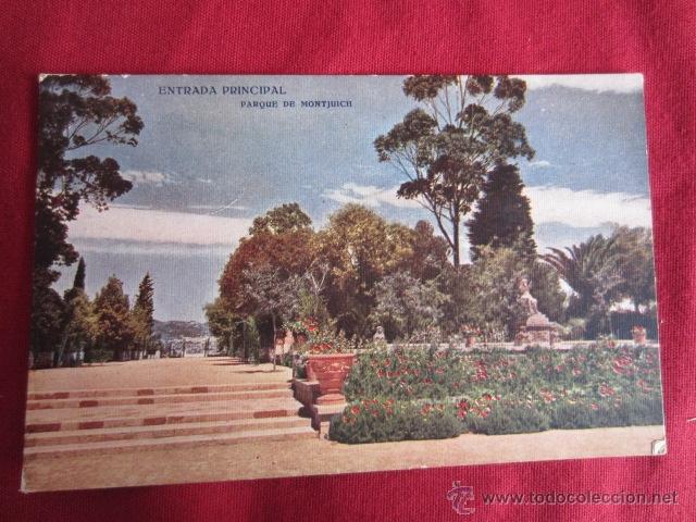Postales: BARCELONA - PARQUE DE MONTJUICH - Foto 1