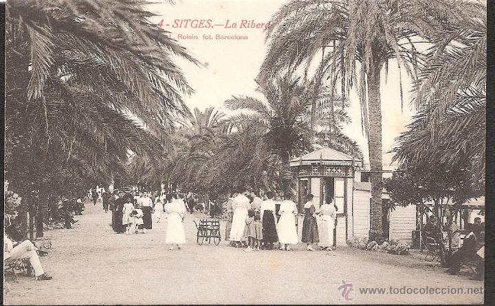 Postales: POSTAL SITGES LA RIBERA ROISIN NUM 4 - Foto 1