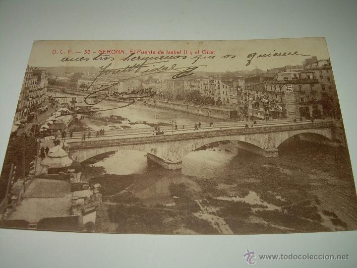 Postales: ANTIGUA POSTAL.........GERONA. - Foto 1