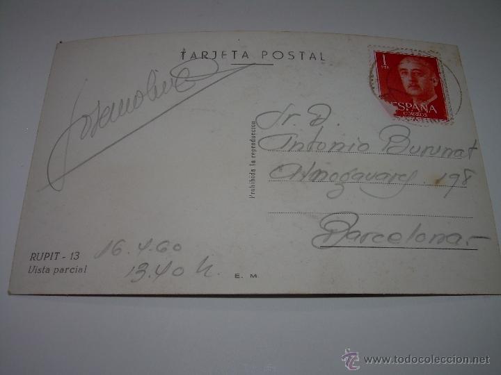 Postales: ANTIGUA POSTAL.........RUPIT. - Foto 2