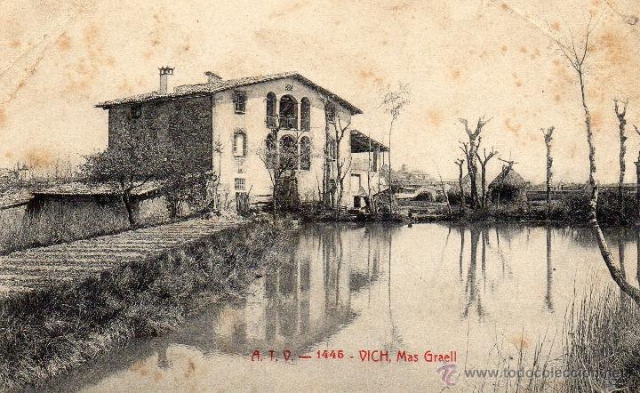 Postales: vic. atv 1445 mas graell - Foto 1