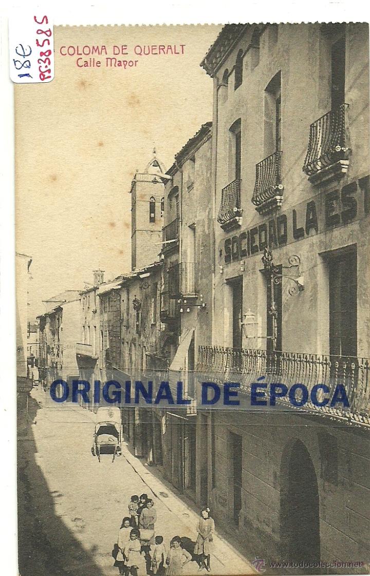 Postkarten: (PS-38585)POSTAL DE STA.COLOMA DE QUERALT-CALLE MAYOR