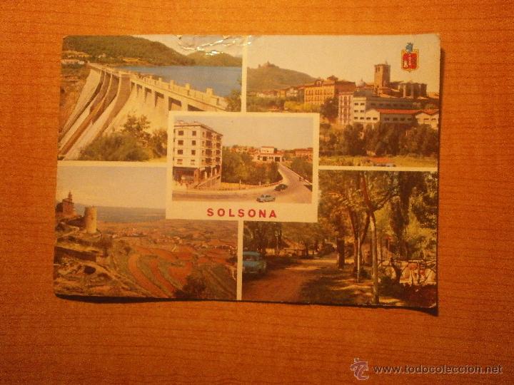 Postales: POSTAL SOLSONA DIVERSOS ASPECTOS DE LA CIUDAD ESCRITA - Foto 1