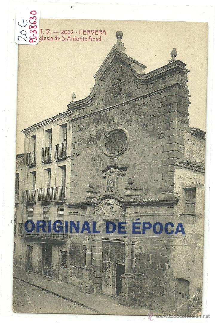 Postkarten: (PS-38630)POSTAL DE CERVERA-IGLESIA DE S.ANTONIO ABAD