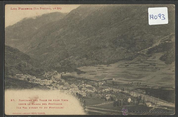 Postales: VALLE DE ARAN - 87  - VISTA DESDE LA BAJADA DEL PORTLLON - LABOUCHE - (19093)
