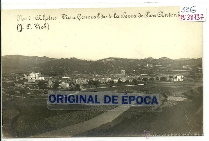 Postkarten: (PS-38737)POSTAL FOTOGRAFICA DE ALPENS-VISTA GENERAL DESDE LA SERRA DE SAN ANTONI