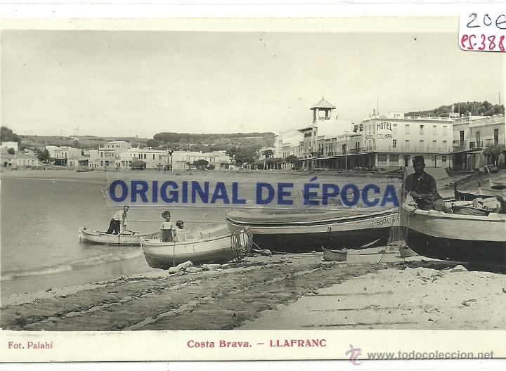 Postcards: (PS-38890)POSTAL FOTOGRAFICA DE LLAFRANC-COSTA BRAVA.BARCAS PESQUERAS