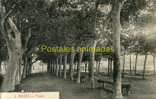 Postales: a02445 Rosas - Paseo - Roisin N&ordm;2 - Foto 1
