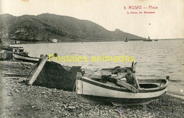 Postales: a02435 Rosas - Playa - Roisin N&ordm;5 - Foto 1