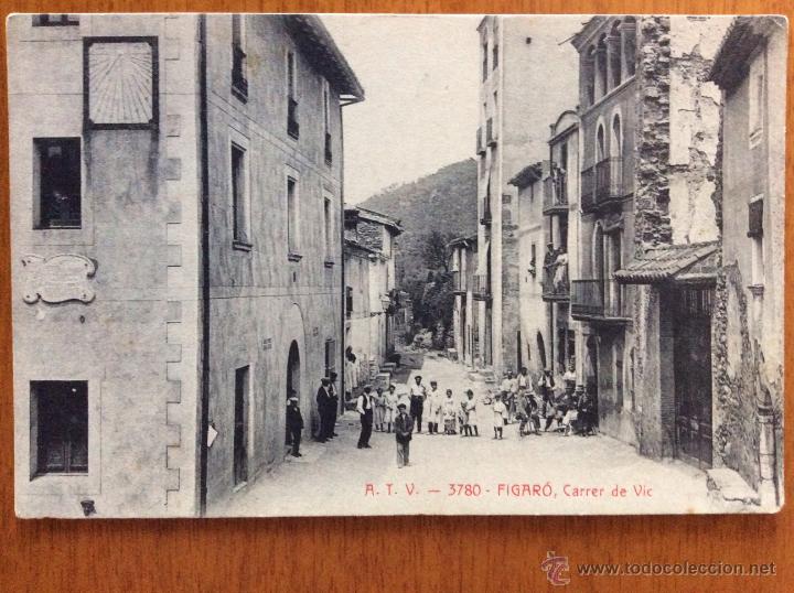 Postales: Postal de Figar&oacute; Carrer de Vic - Foto 1
