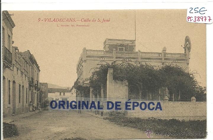 Postkarten: (PS-38977)POSTAL DE VILADECANS-CALLE DE S.JOSE