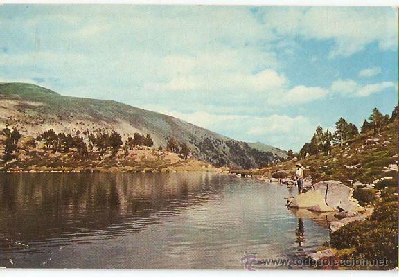 Postales: Pirineos Orientales. Lago superior de la Pera. serie II num1168. Fot A.Campa&ntilde;a y J.Puigf.Vell i Bell