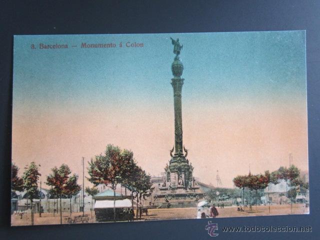 Postales: Postal Barcelona. Monumento a Colon. - Foto 1