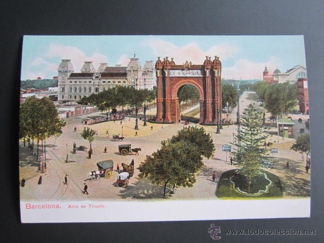 Postales: Postal Barcelona. Arco del triunfo. - Foto 1
