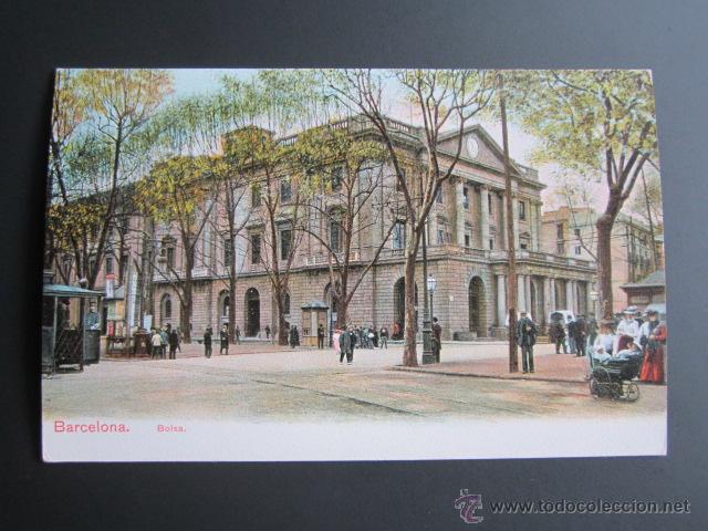 Postales: Postal Barcelona. Bolsa. - Foto 1