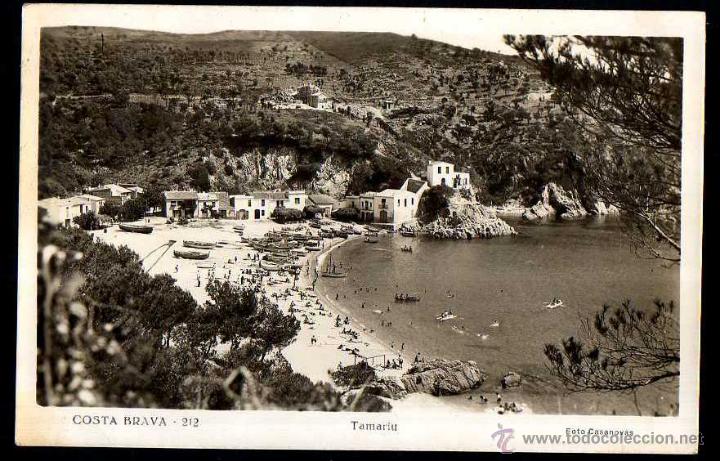 Postales: Tamariu. Costa barva. Circulada.. - Foto 1