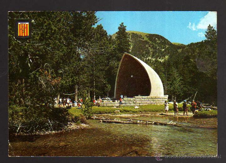 Postales: Vall de Boh&iacute;. Aig&uuml;es Tortes. Escudo de Oro. No circulada.