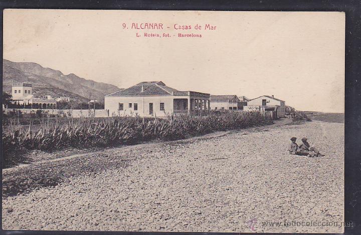 Postales: POSTAL ALCANAR CASAS DE MAR - Foto 1