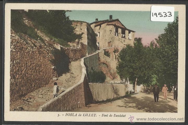 Cartoline: POBLA DE LILLET - 3 - FONT DE L'AMISTAT - ROISIN - (19533)