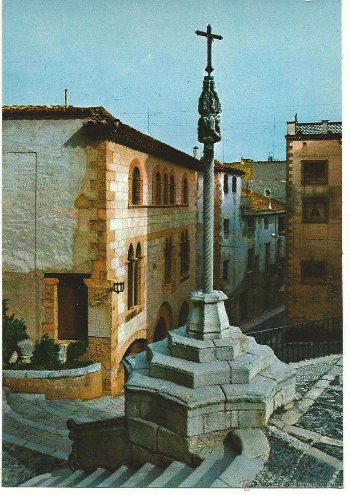 Postales: MONTBLANC.-CREU DE STA. MARIA I MUSEU.-EDICION CENTRO DE INICIATIVAS N&ordm; 11