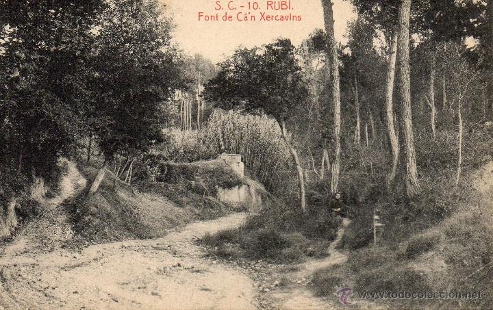 Postales: rubi. 10 font de can xercavins. thomas - Foto 1