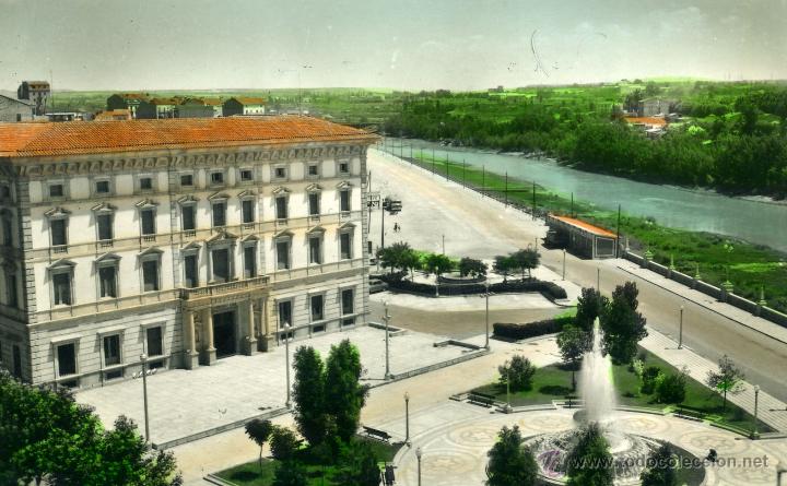 Postales: Lerida. Avda. Segre y plaza del Gobierno Civil. 62 Ediciones Sicilia