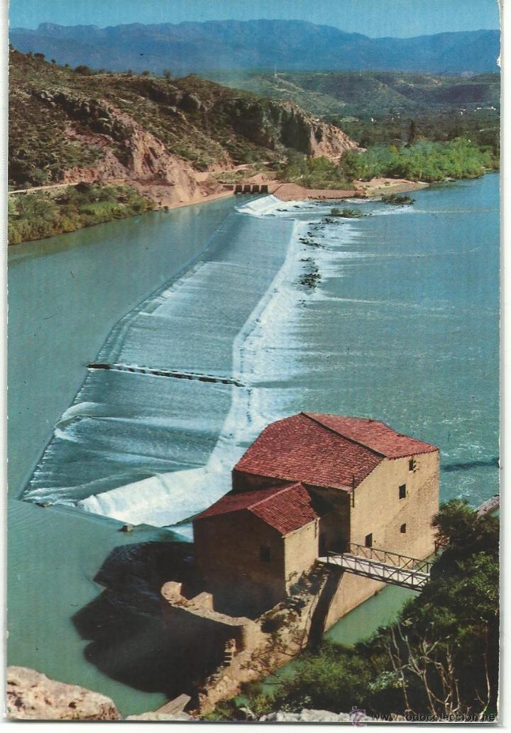 Postales: TARRAGONA / XERTA - CHERTA N&ordm; 14 / AZUD EN EL RIO EBRO / EDICION FOTO DAUFI / FRANQUEADA