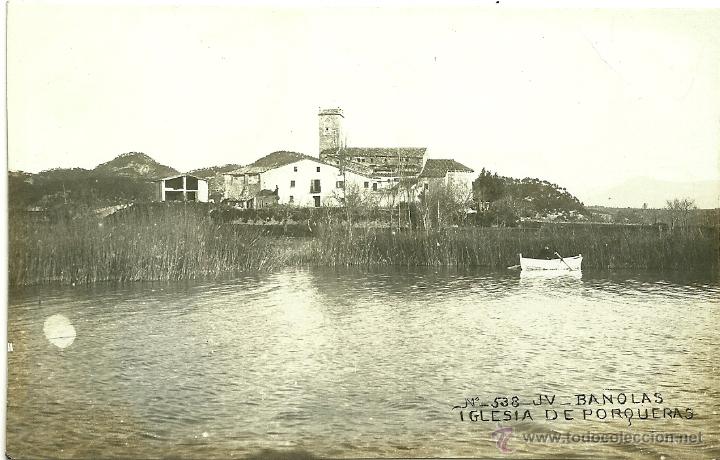 Postales: BA&Ntilde;OLAS (GERONA).- IGLESIA DE PORQUERAS - Foto 1