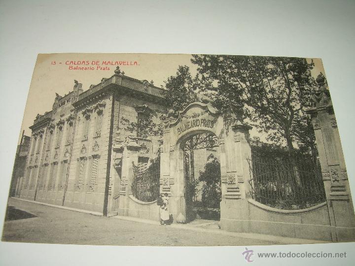 Postcards: ANTIGUA POSTAL.......CALDAS DE MALAVELLA....BALNEARIO PRATS.