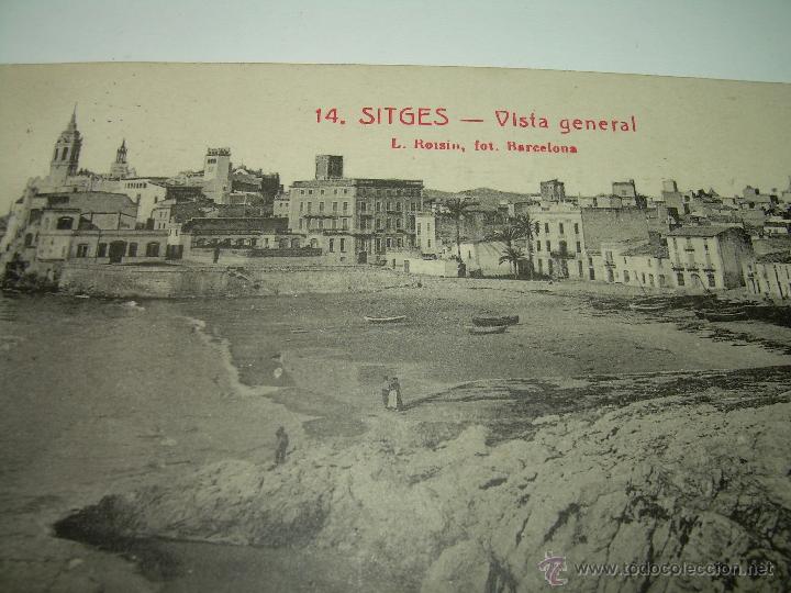 Postales: ANTIGUA POSTAL........SITGES. - Foto 2