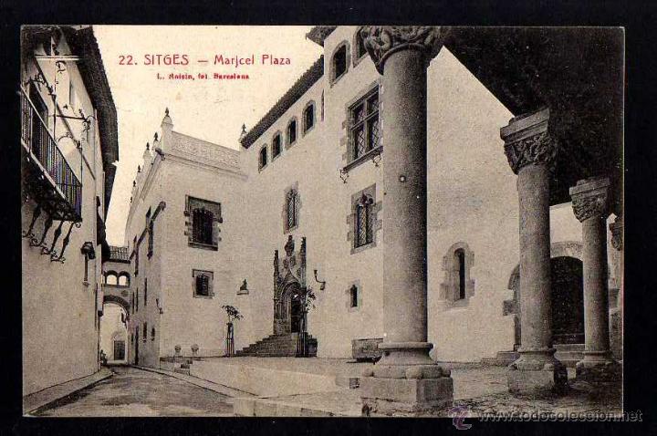 Postales: Sitges. Marjcel Plaza. - Foto 1
