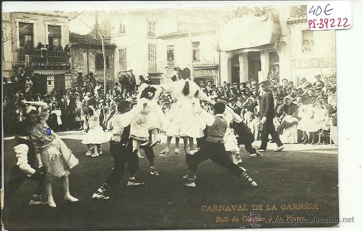 Postkarten: (PS-39222)POSTAL FOTOGRAFICA DE LA GARRIGA-CARNAVAL.BALL DE GITANAS A LA PLASSA