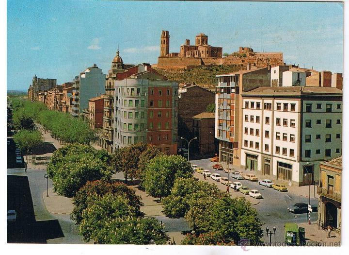 Postales: POSTAL:  AVENIDA DEL CAUDILLO. LLEIDA - Foto 1