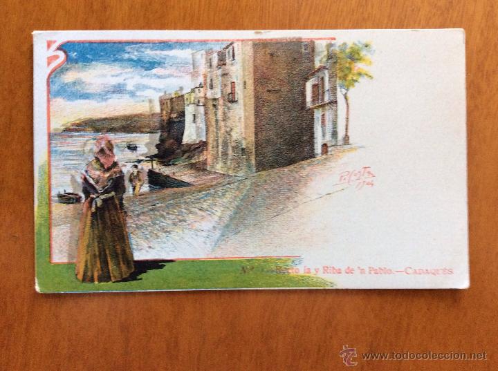 Postales: Postal de Cadaqu&eacute;s Rector&iacute;a y Riba de nPablo - Foto 1