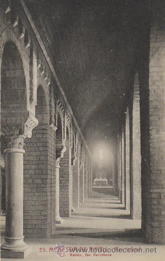 Postkarten: Monasterio de Ripoll, Nave lateral, editor: Roisin n&ordm; 29