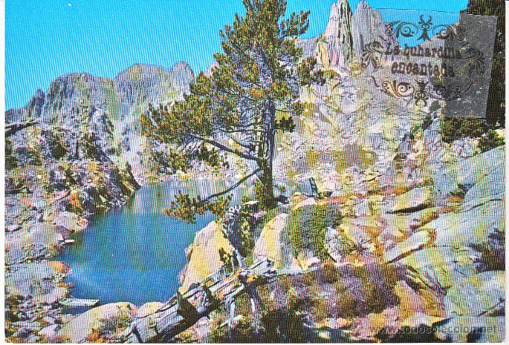 Postales: POSTAL - LERIDA EL PALLARS VALLE DE ESPOT , LAGO Y AGULLES D'AMITJES  - NO CIRCULADA