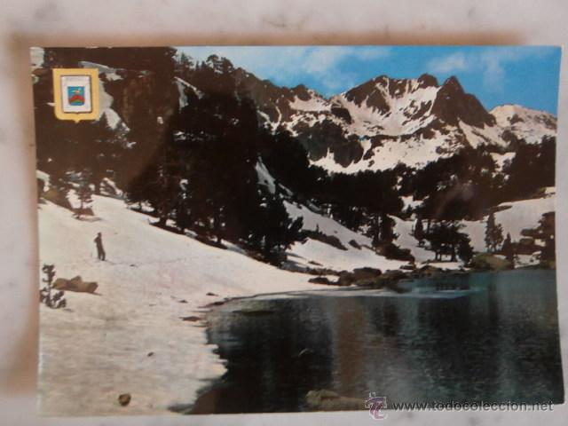 Postales: PIRINEU CATALA-LERIDA-VALL D'ESPOT.VISTA PARCIAL DE L'ESTANY DE SANT MAURICI-PARQUE NACIONAL