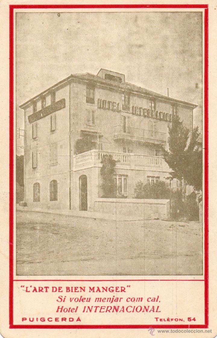 Postales: puigcerda. hotel internacional - Foto 1
