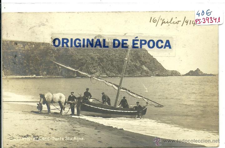 Postcards: (PS-39341)POSTAL FOTOGRAFICA DE BLANES-PUNTA STA.AGNA