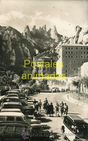 Postcards: a01777 Montserrat - Llegada Al Monasterio - Zerkowitz N&ordm;2 - coches