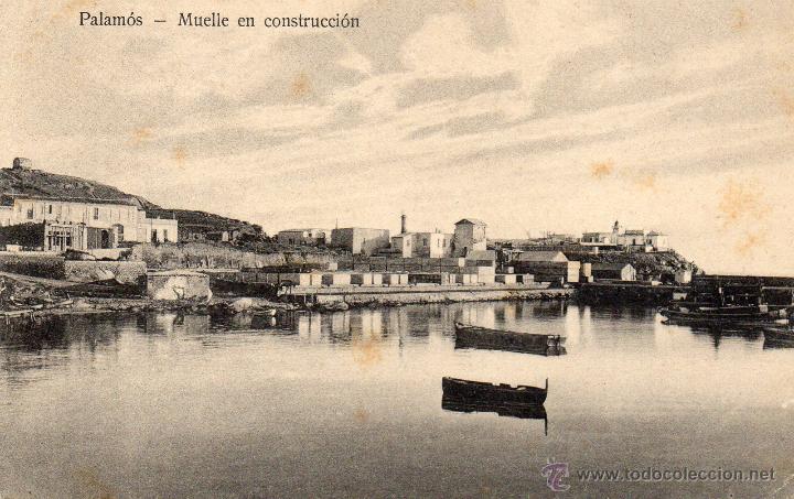 Postales: palamos. muelle en construcci&oacute;n. ed. la gutenberg - Foto 1