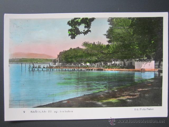 Postales: Postal Gerona. Ba&ntilde;olas. - Foto 1