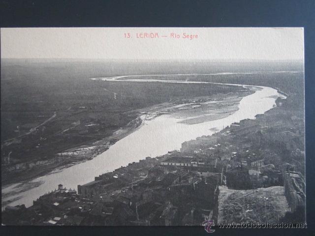 Postales: Postal Lleida. L&eacute;rida, R&iacute;o Segre. - Foto 1