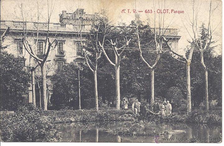 Postales: PS4124 OLOT PARQUE. A.T.V. SIN CIRCULAR - Foto 1