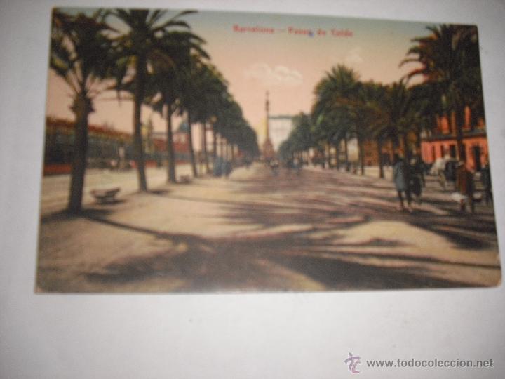 Postales: BARCELONA PASEO DE COLON - Foto 1